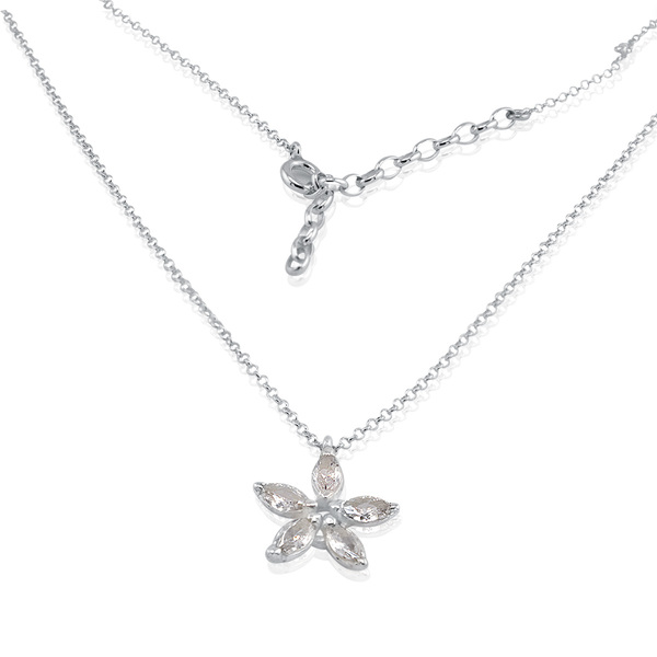 Silver necklace 701366