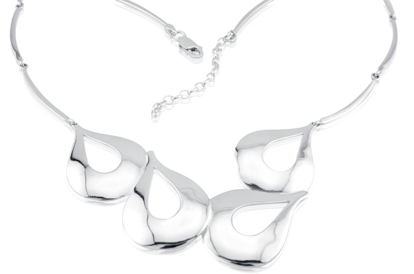 Silver necklace 701315