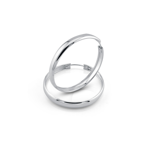 silver earrings hollow 112540