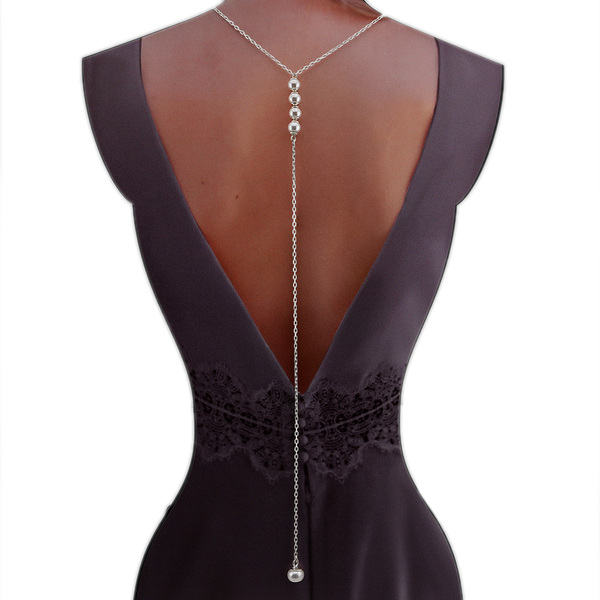 Silver necklace 703003