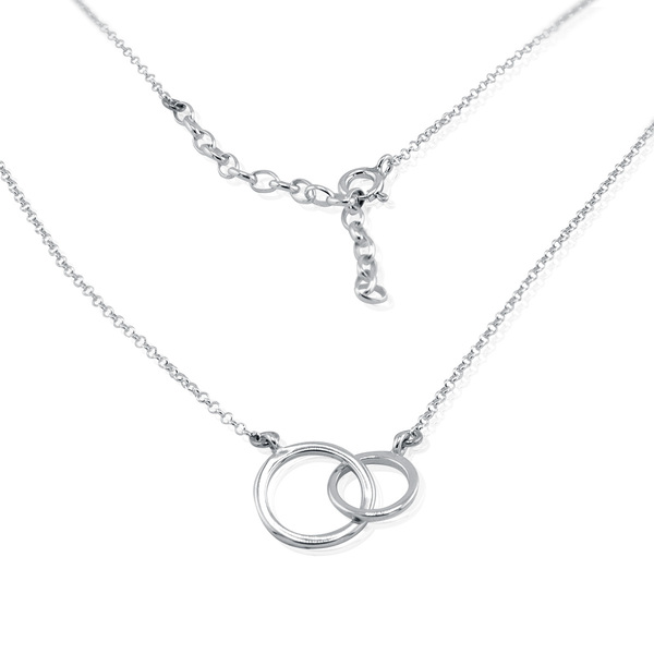 Silver necklace 701325