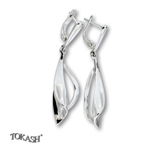 Silver earrings without stones - Silver Earings stones - 136690