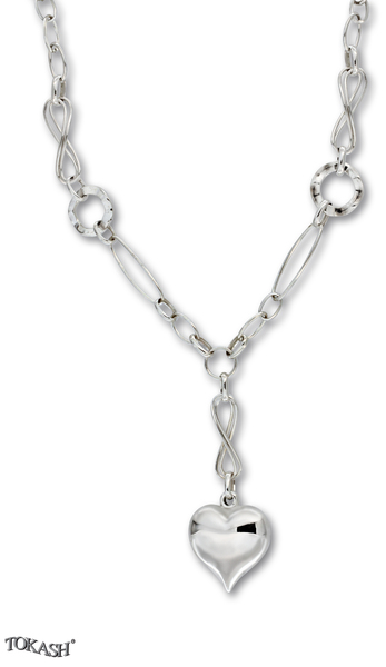 Silver necklace 708051