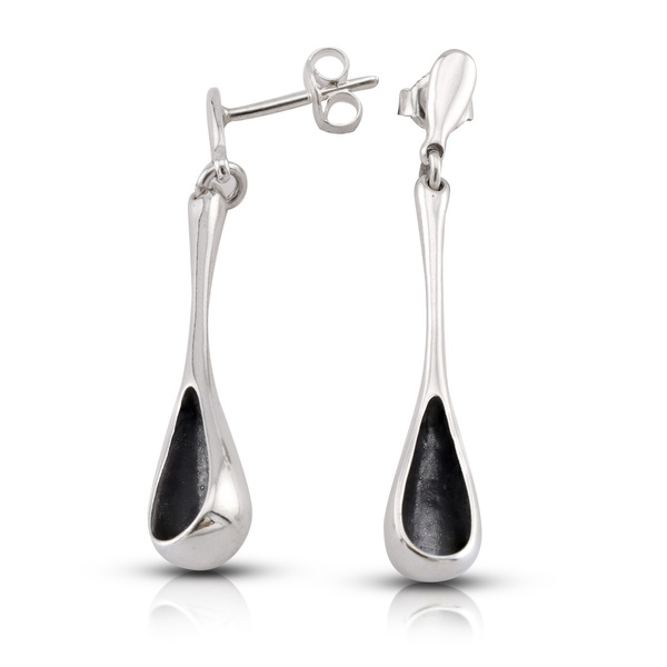 Silver Earings stones 132383