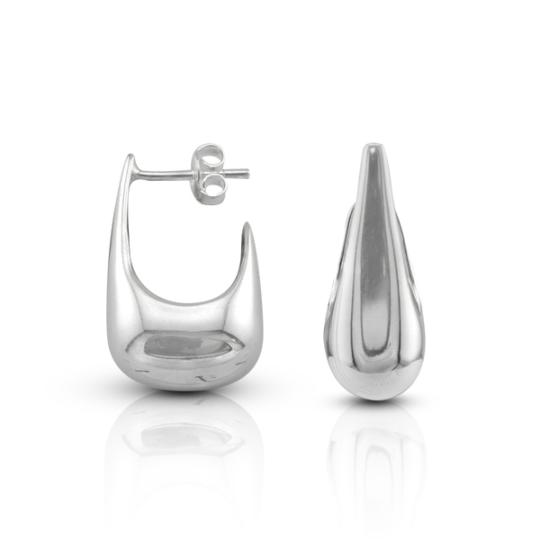 Silver Earings stone 131410