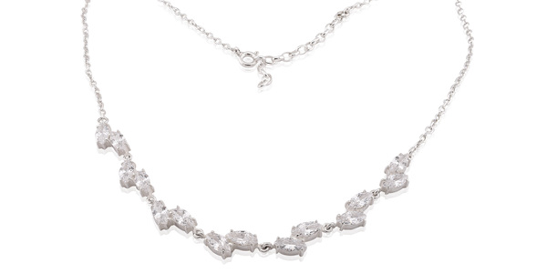 Silver necklace 701387