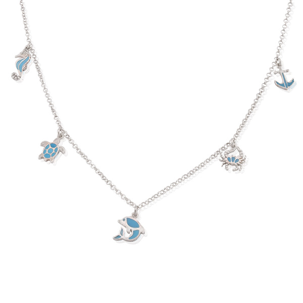 Silver necklace 701604