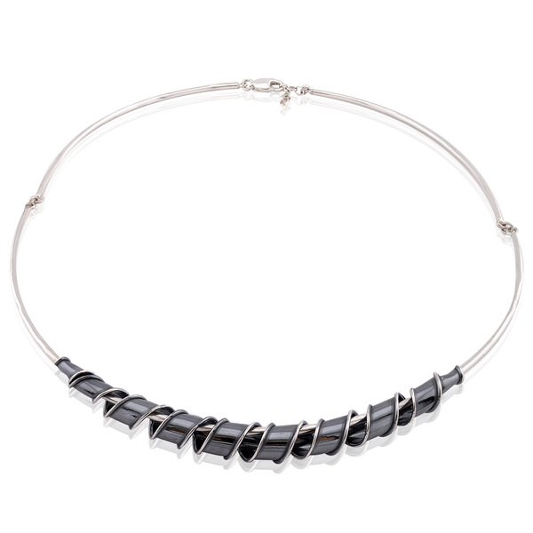 Silver necklace 407071