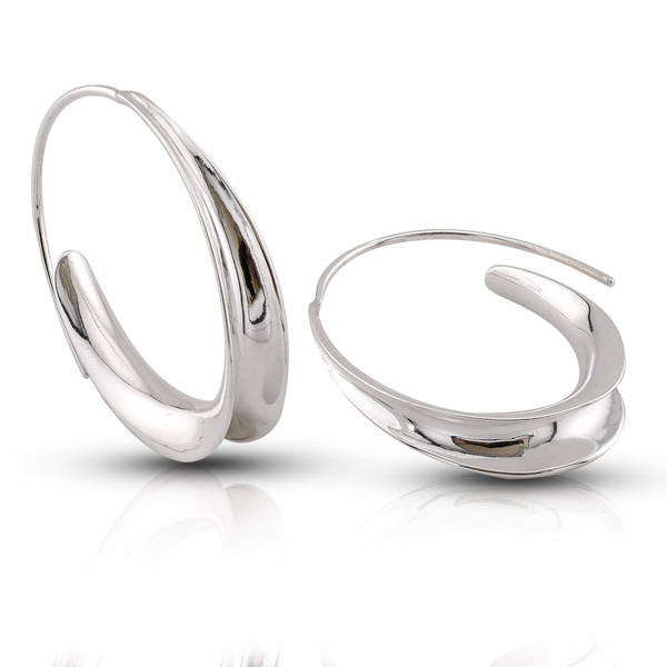 Silver Earings stone 131393