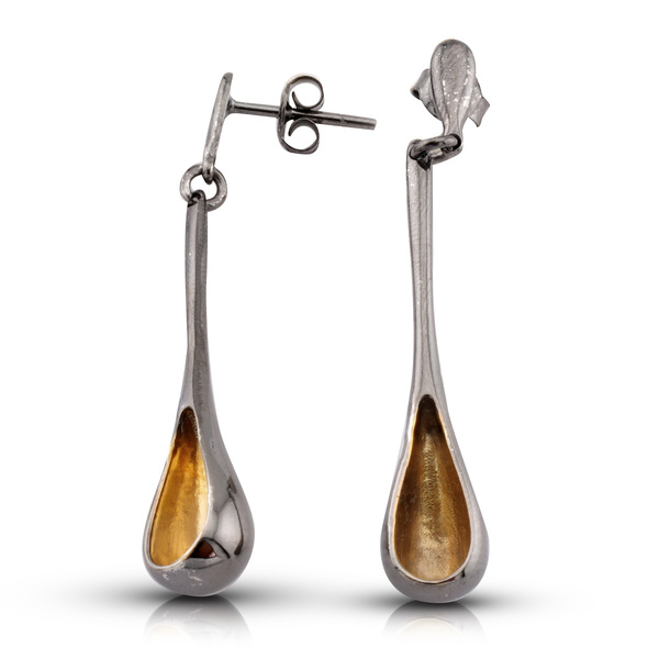 Silver Earings stones 128384