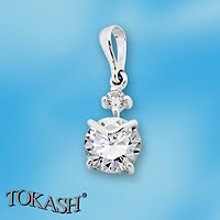 silver pendant stone 184615