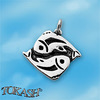 Silver pendants without CZ - silver pendants - 181573