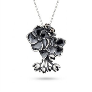 Silver pendants without CZ - silver pendants - 181049