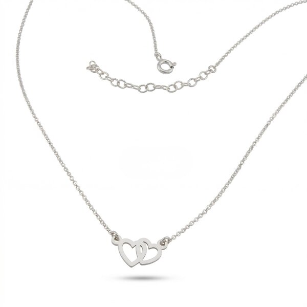 Silver necklace 607042
