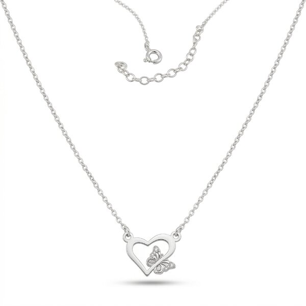 Silver necklace 607040