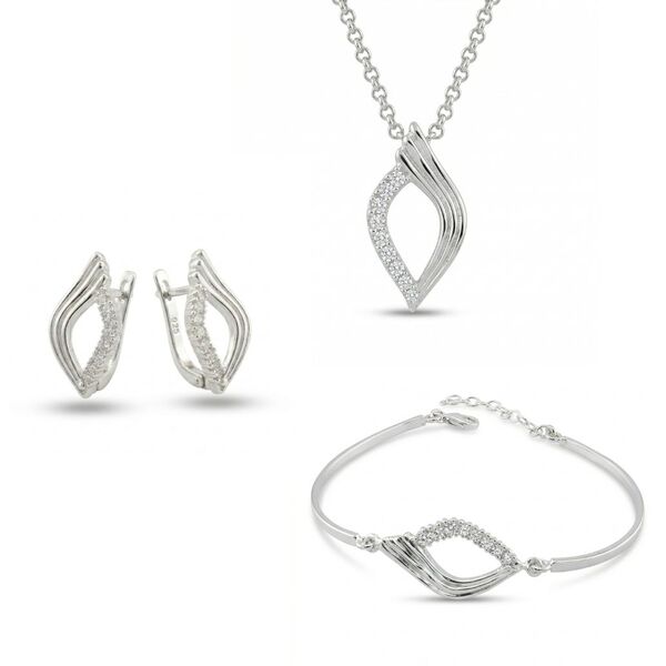 Medium silver set 8000630