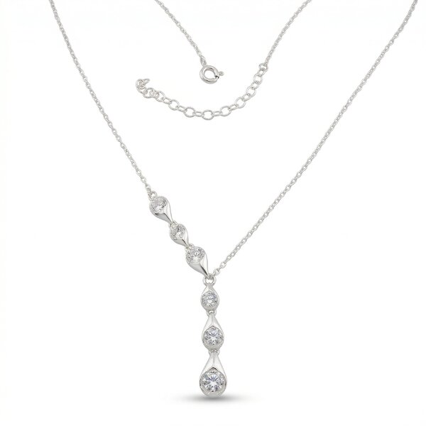 Silver necklace 701771