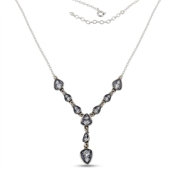 Silver necklace 701329