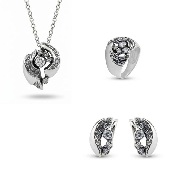 Medium silver set 8000100