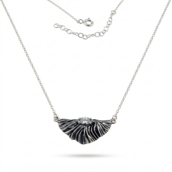 Silver necklace 701633