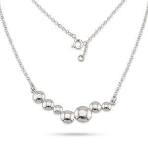 Silver necklace 700034