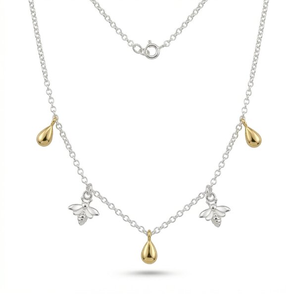 Silver necklace 701610
