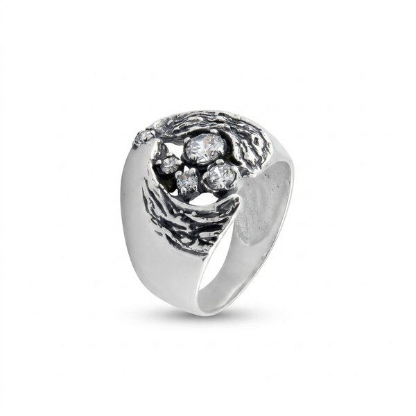 Silver ring stones 1586100
