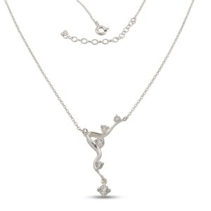 Silver necklace 701318
