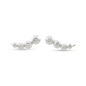 Silver earrings without stones - Silver Earings stones - 133034