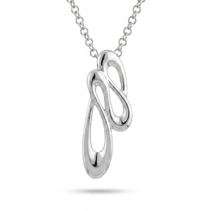 Silver pendants without CZ - silver pendants - 181355