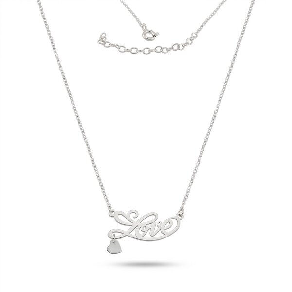 Silver necklace 607041