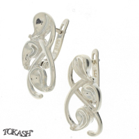 Silver Earings stones 132192