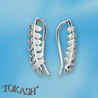 Silver Earings with stones 139287