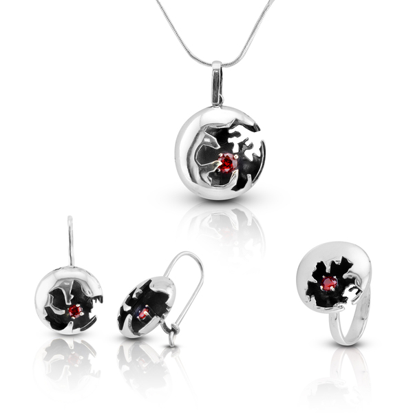 Medium silver set 8000464