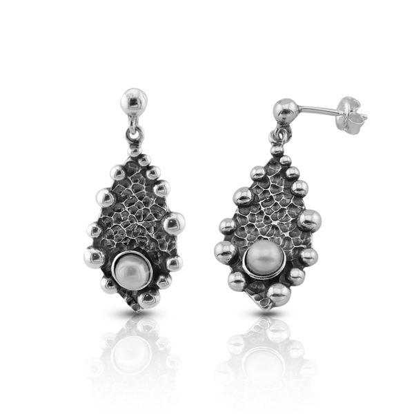 Earrings with pearls 115469