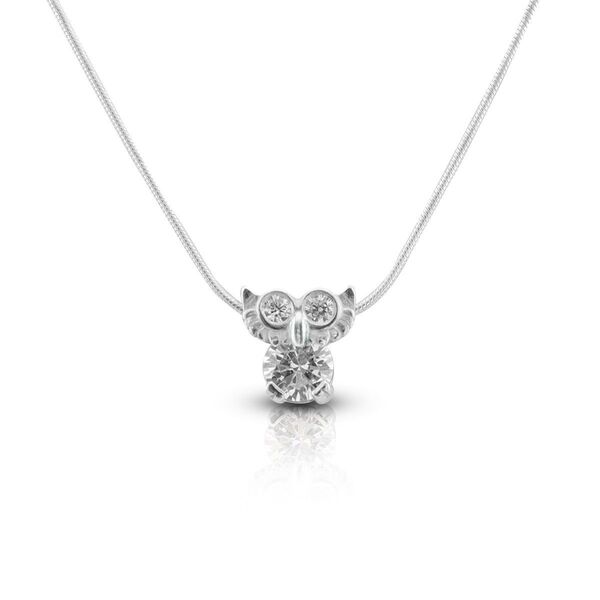silver pendant stone 184465