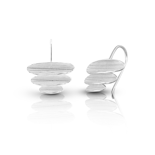 Silver Earings stones 133608