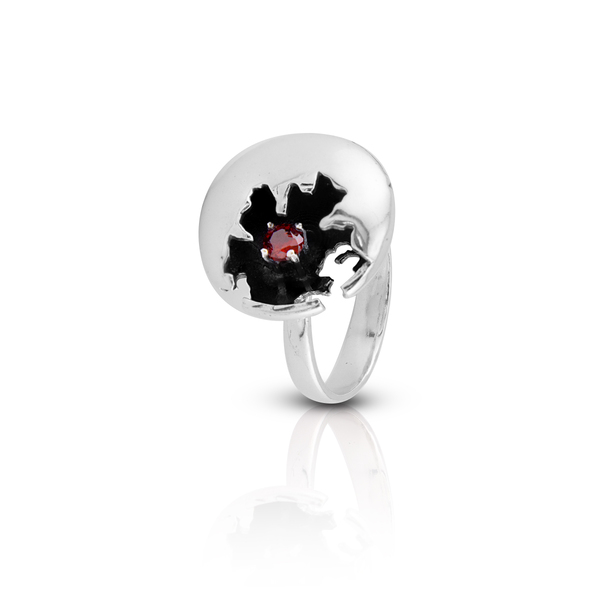 Silver ring with stone 1596464
