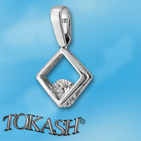 silver pendant stone 184478