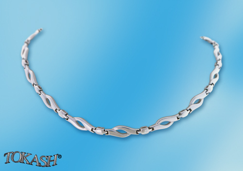 Silver necklace 700093