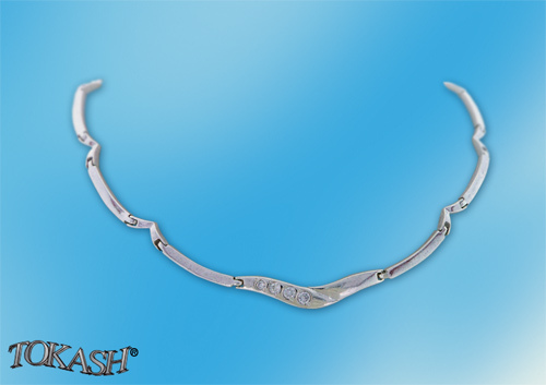 Silver necklace 700084