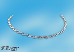 Silver necklace 700082