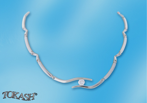 Silver necklace 700109