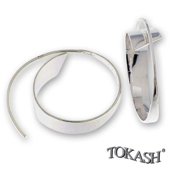 Silver Earings stones 136300