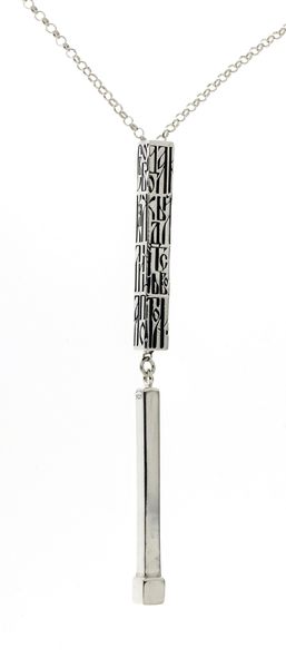 Silver necklace 701212