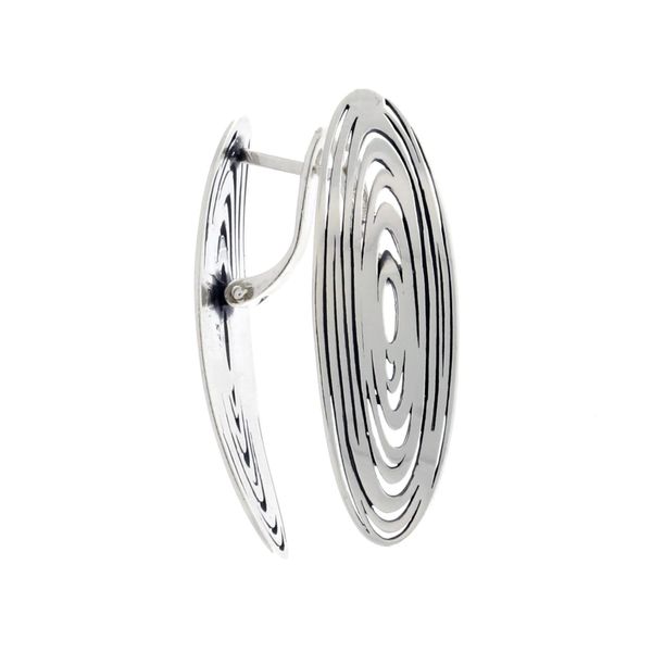 Silver Earings stones 132156