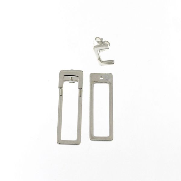 Silver Earings stones 133317