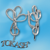 Silver Earings stones 133241