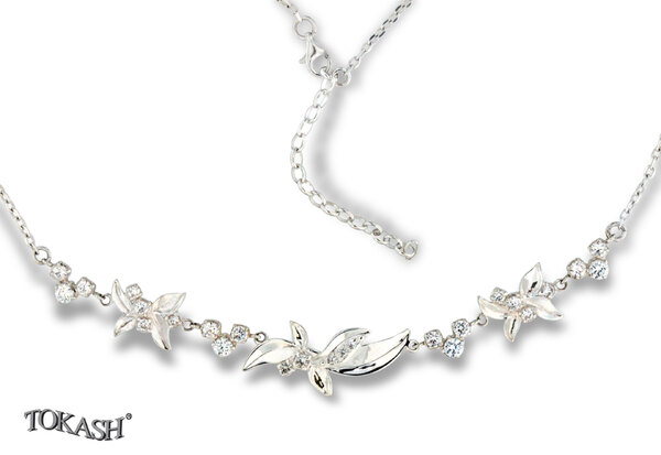 Silver necklace 701265