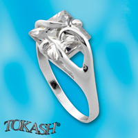 Silver ring with stone 1595222